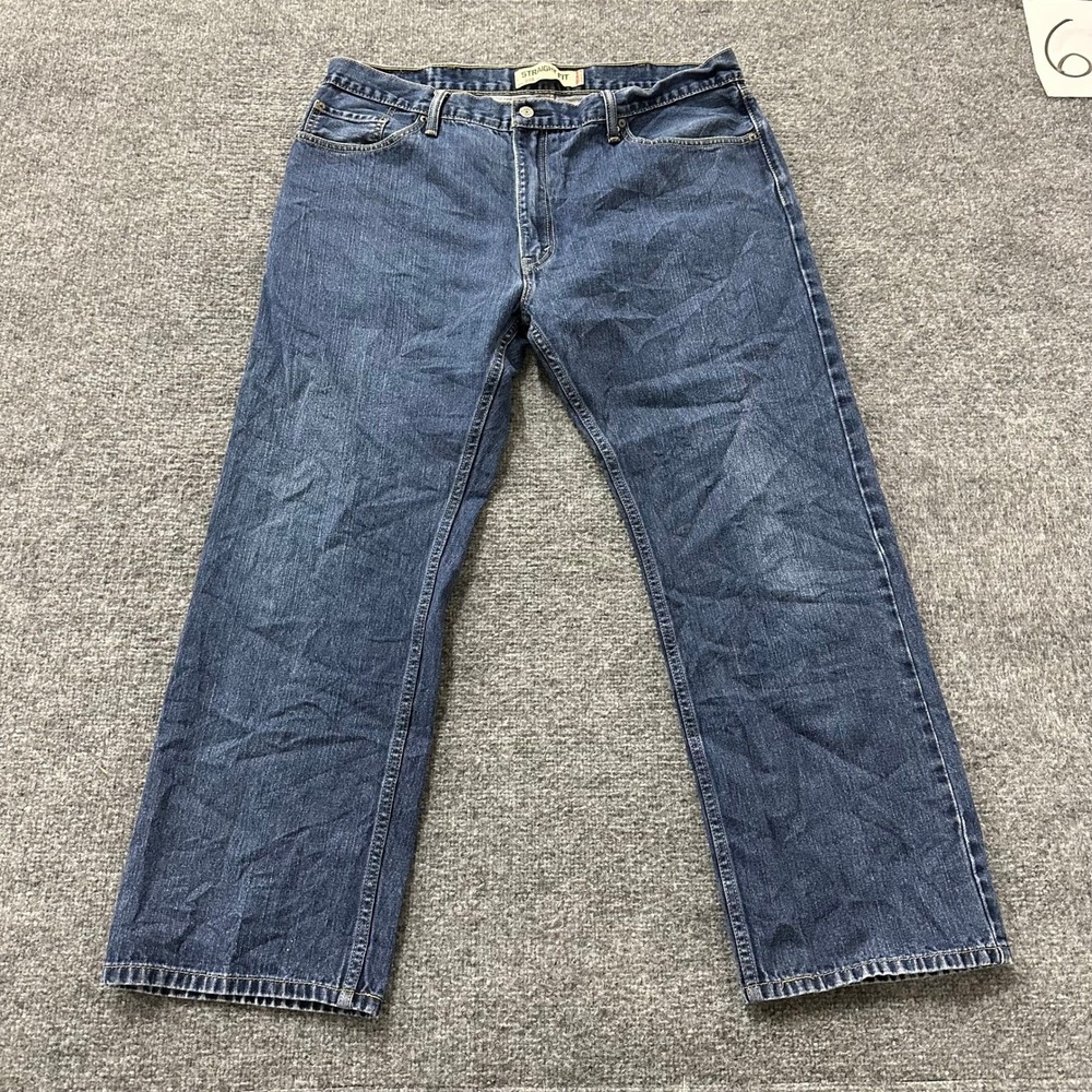 Levi's Jeans Mens Size 40 Blue 505 Straight Fit Cotton Classic Denim Pants
